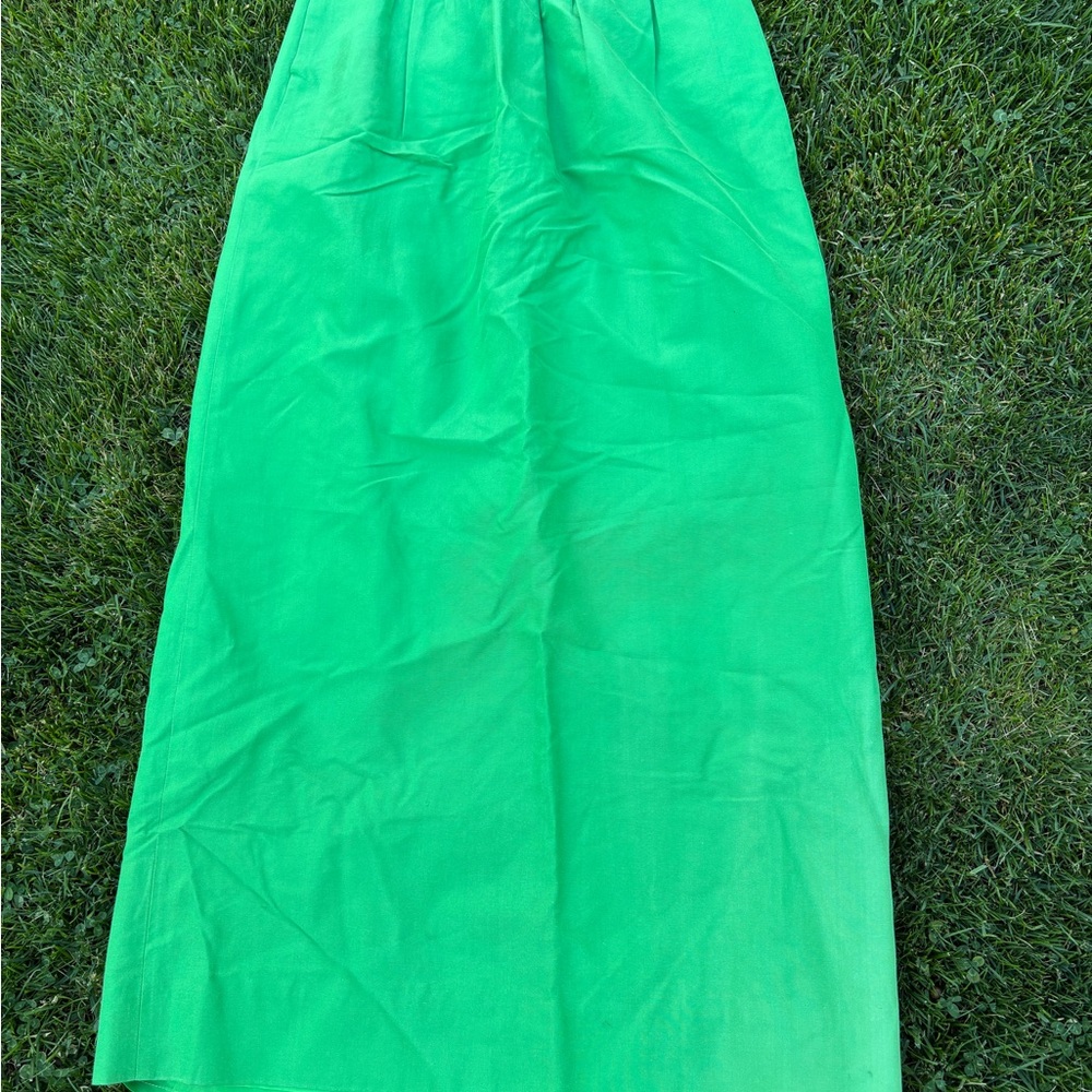 J. Crew Bright Green Maxi Skirt